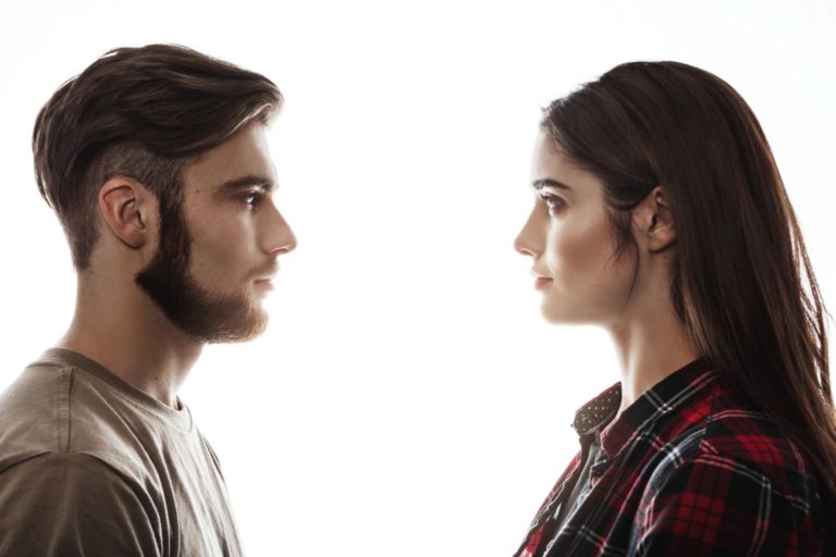 Man And Woman Maintaining Eye Contact Body Language Central